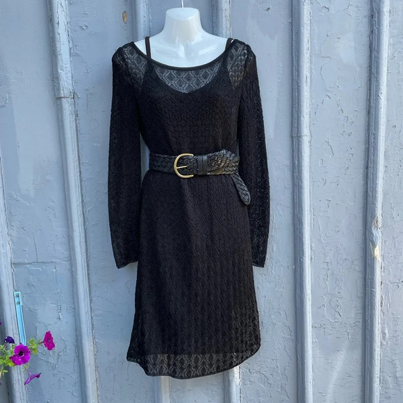 Missoni black knit shift dress,  size 40 (Size US 4) - Picture 3 of 16